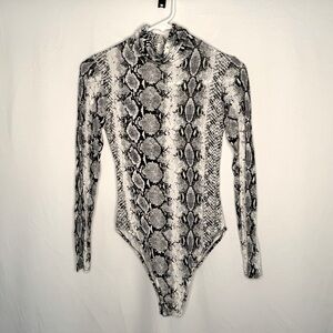 🔴4/$16: PLT Snake Skin Bodysuit